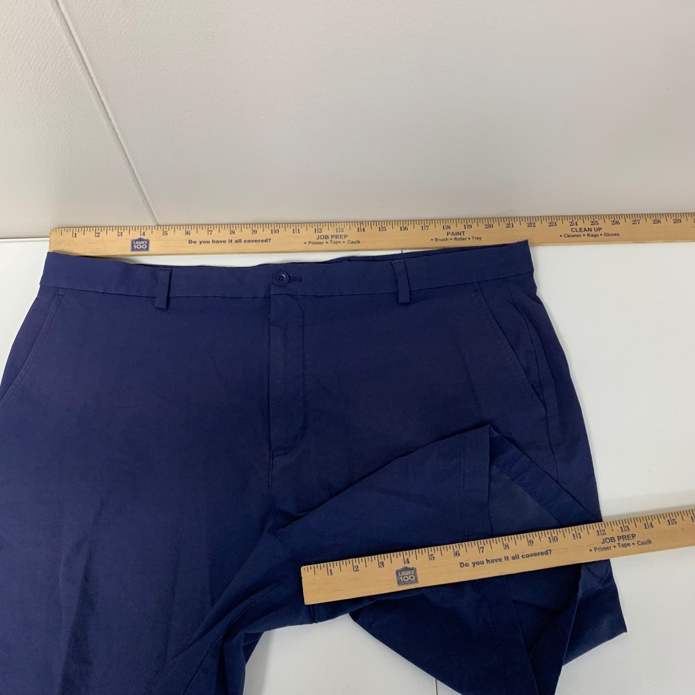 Vineyard Vines Performance Shorts Mens 42 Navy Blue Flat Front Stretch Golf - Picture 5 of 7